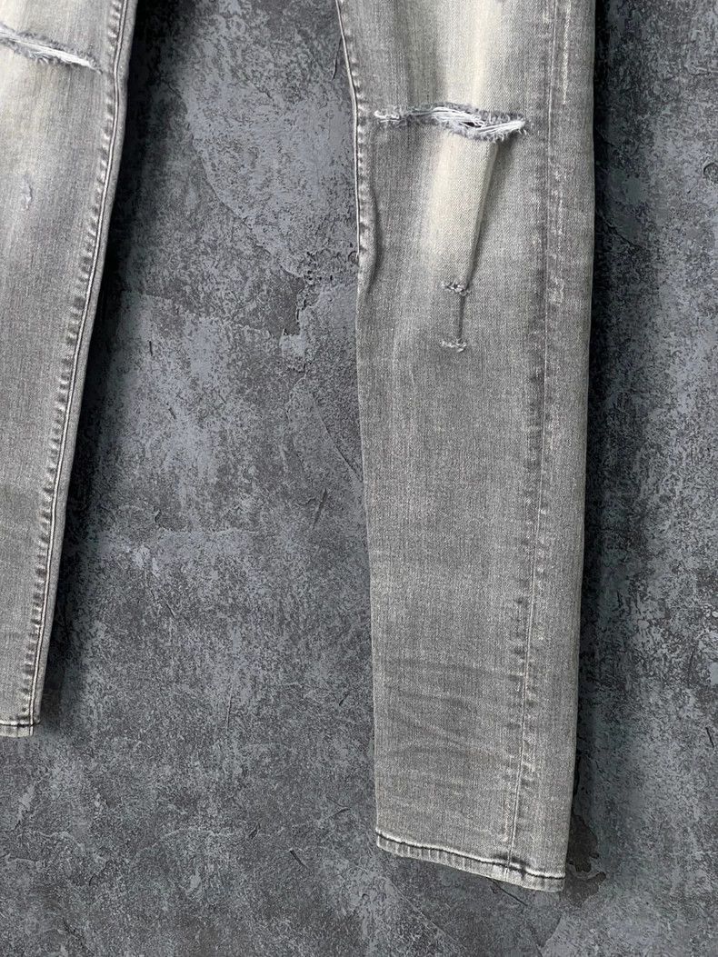 Amiri Amiri Black Gray Faded Denim Pants Size US 29 - 8 Thumbnail