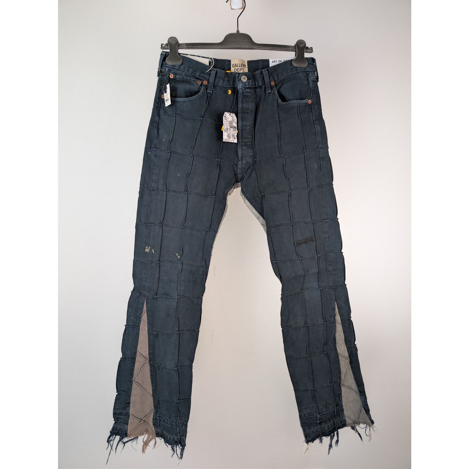 Gallery Dept. o1rshd1 Lenny Flare Denim Jeans in Black Size US 32 / EU 48 - 1 Thumbnail