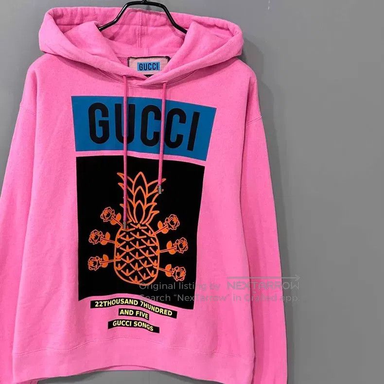 Gucci Gucci Pineapple pattern logo hoodie Size US XS / EU 42 / 0 - 2 Thumbnail