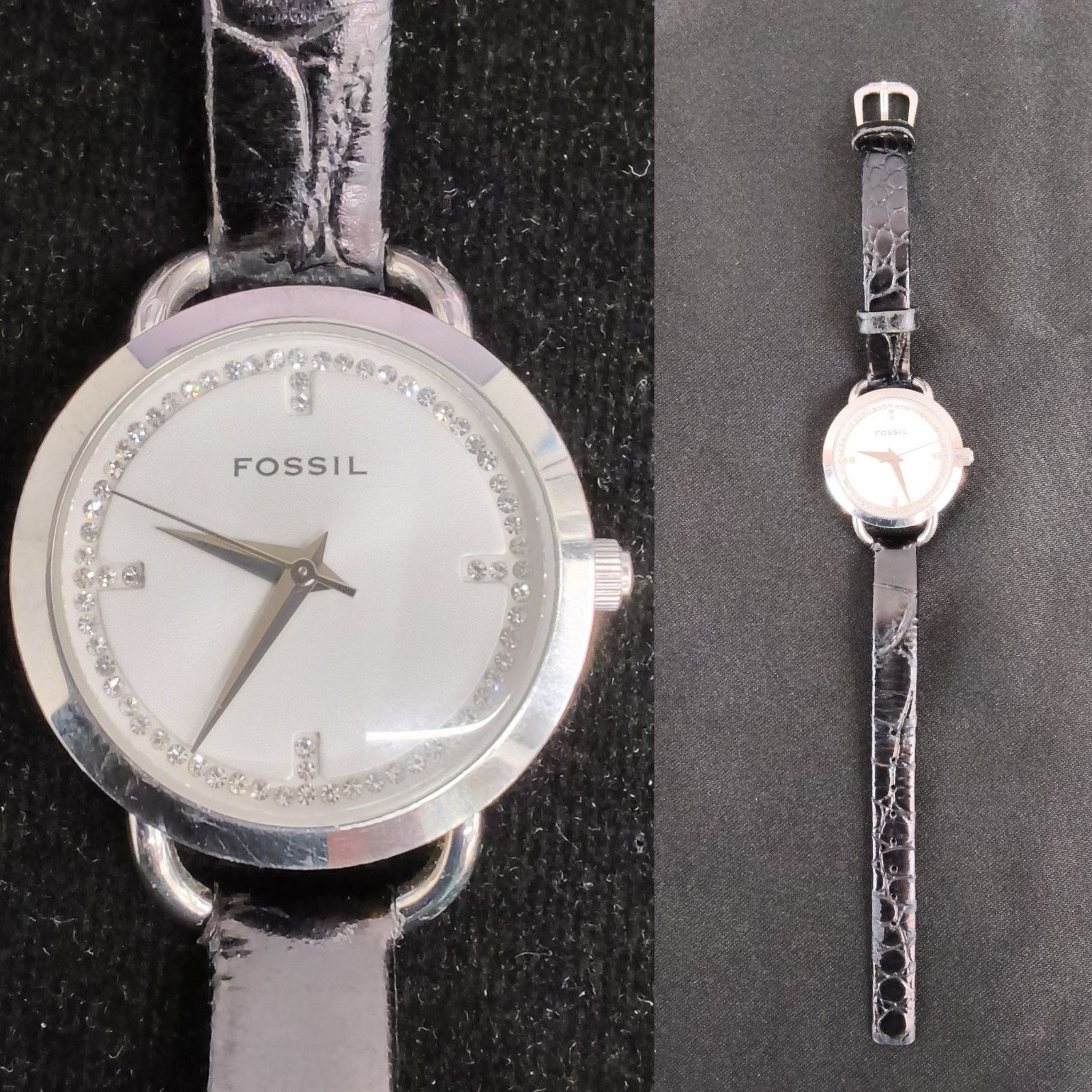 Fossil 1994 FOSSIL SHATTERED ABALONE FOSSIL WATCH PC-7327 