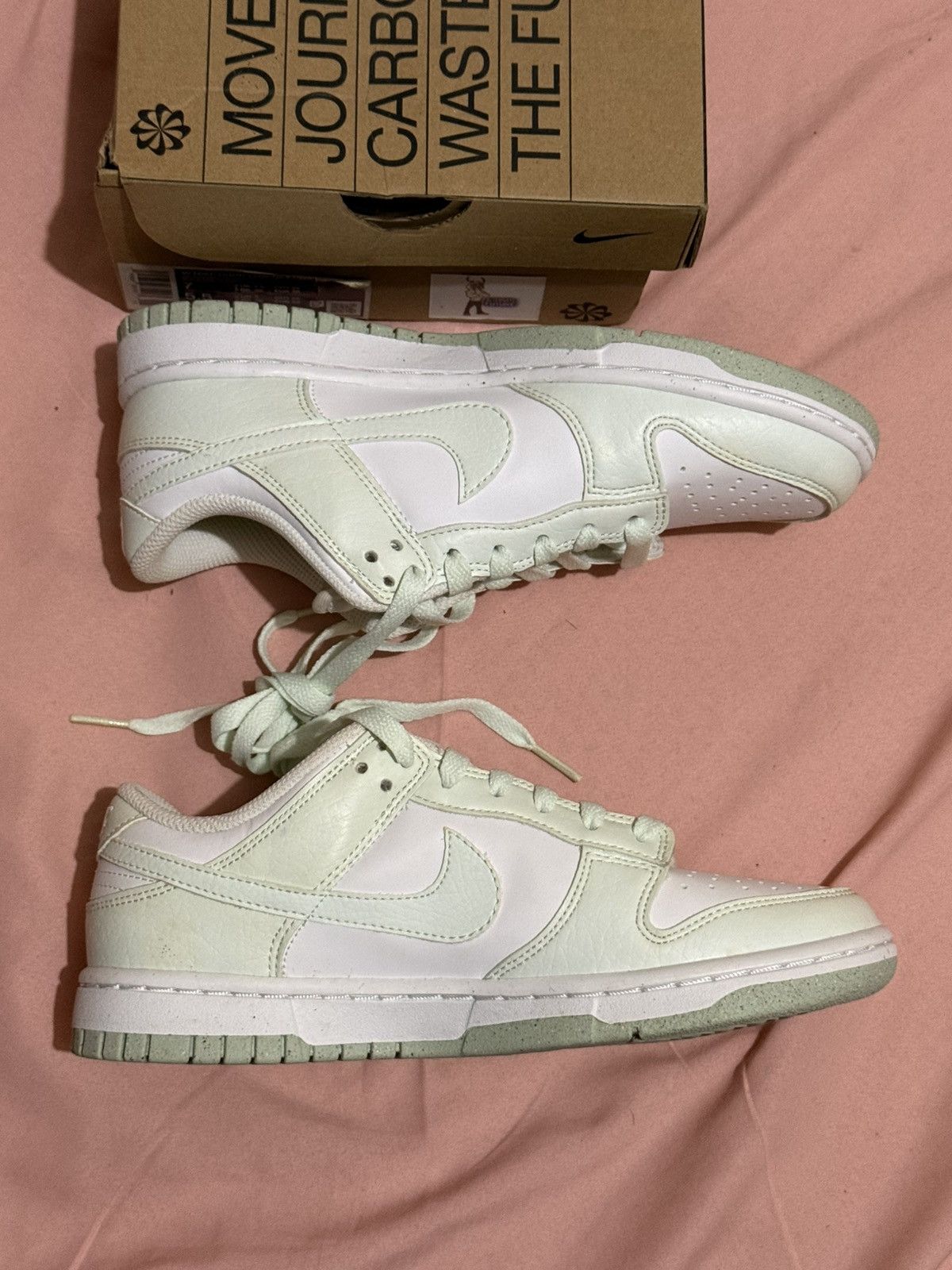 Nike Nike Dunk Low Next Nature Barely Green Size US 7 / IT 37 - 2 Thumbnail