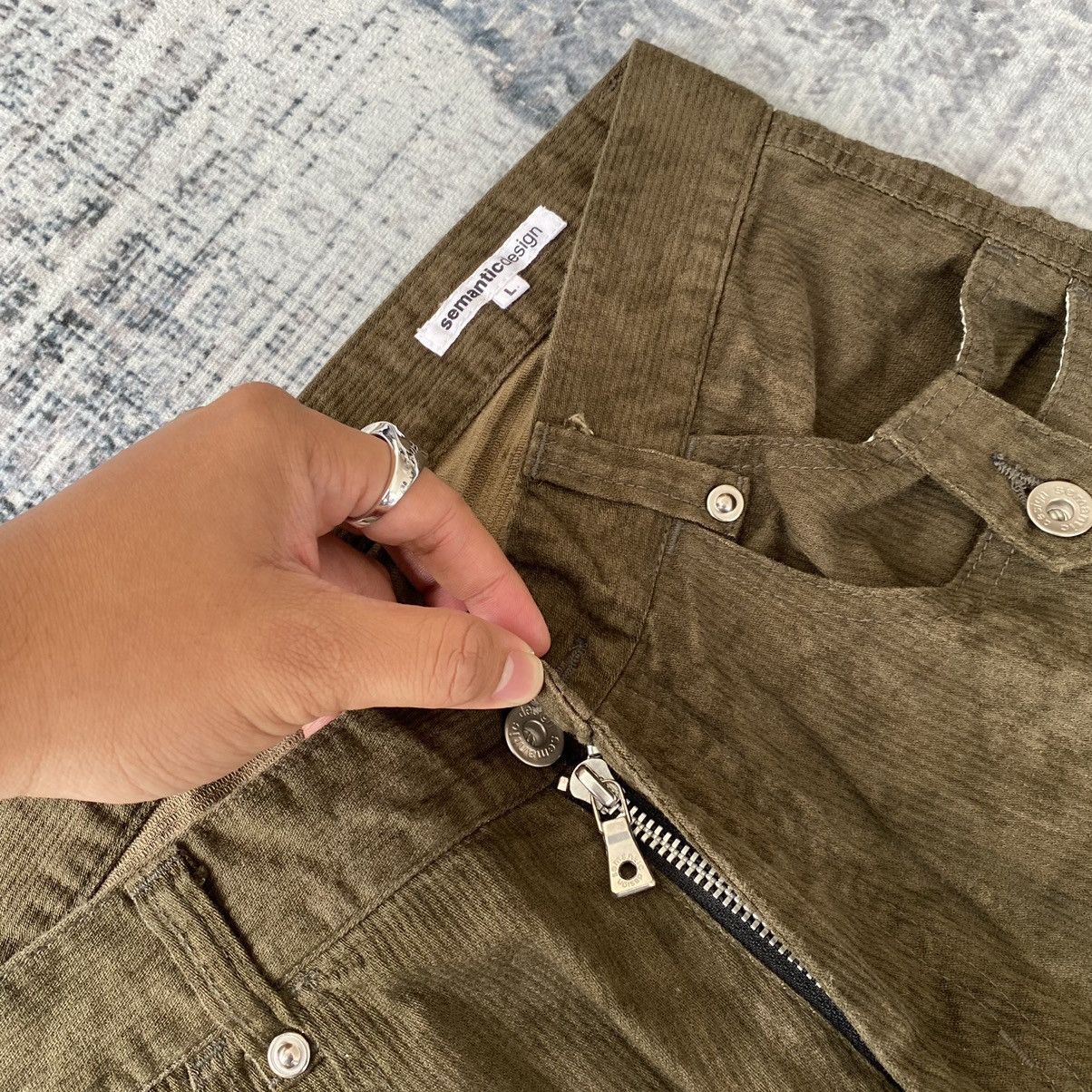 If Six Was Nine Semantic Design Japanese Corduroy Pants Size US 31 - 6 Thumbnail