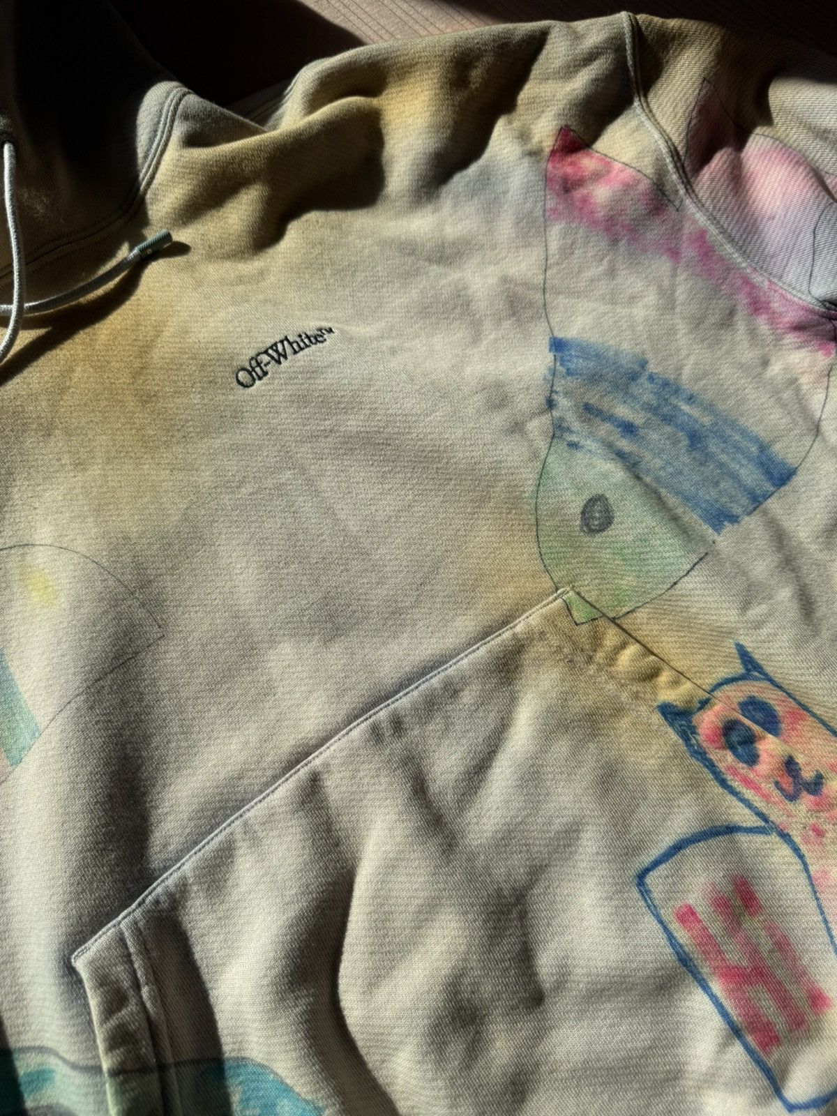 Off-White Cartoon boxy hoodie from OFF-WHITE Size US L / EU 52-54 / 3 - 3 Thumbnail