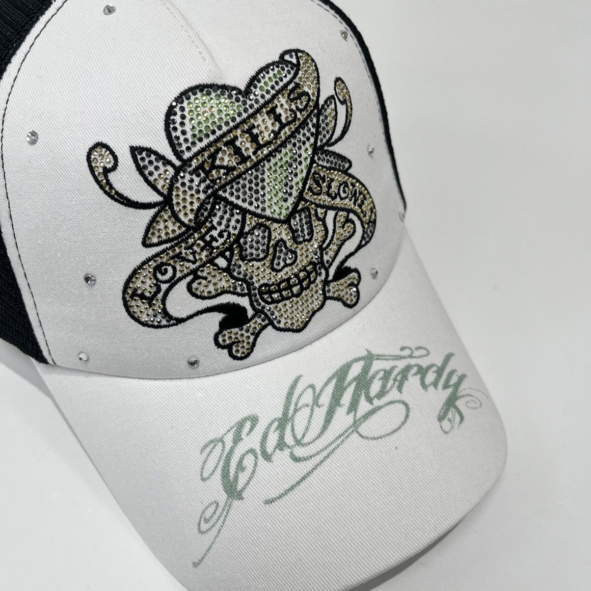 Ed Hardy Ed Hardy Cap White Size ONE SIZE - 5 Thumbnail