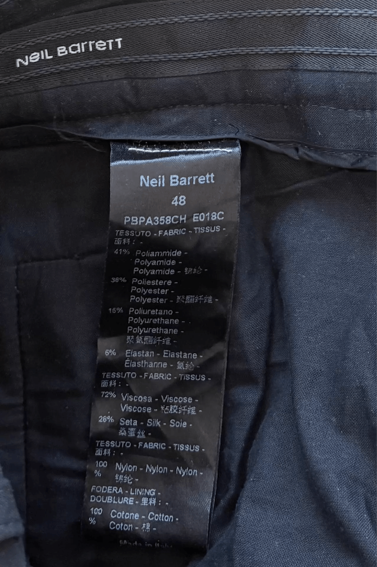 Neil Barrett Neil Barrett Men's Flared Ski Pants Ｑ21 Size US 34 / EU 50 - 2 Thumbnail
