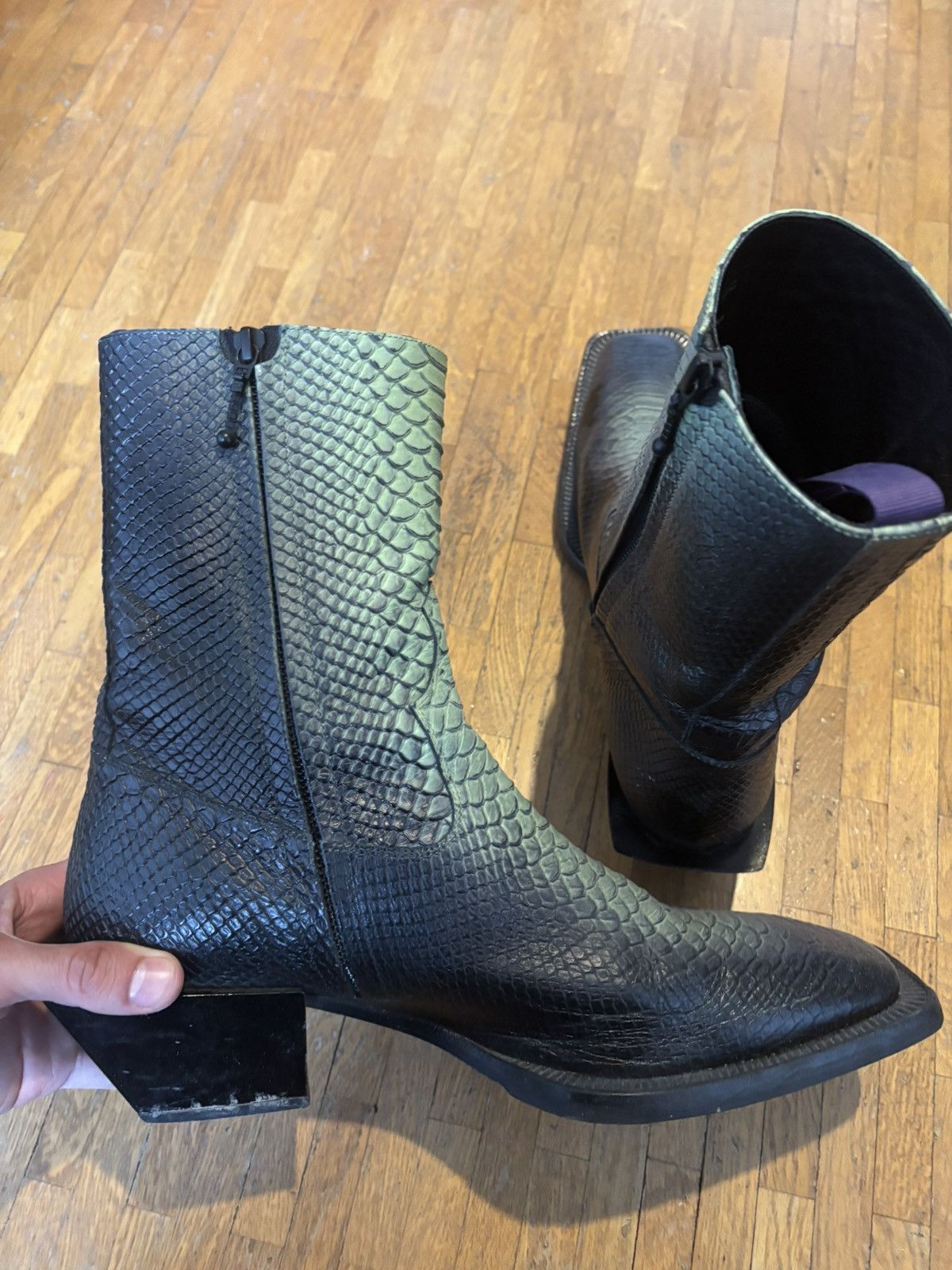 Eytys EYTYS Reptilian Boots Size US 12 / EU 45 - 2 Thumbnail