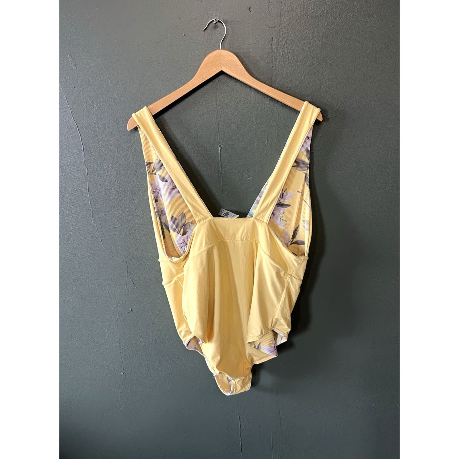 Vintage Coastal Womens Yellow One Piece Swimsuit Plus Size 3X Size ONE SIZE - 2 Thumbnail