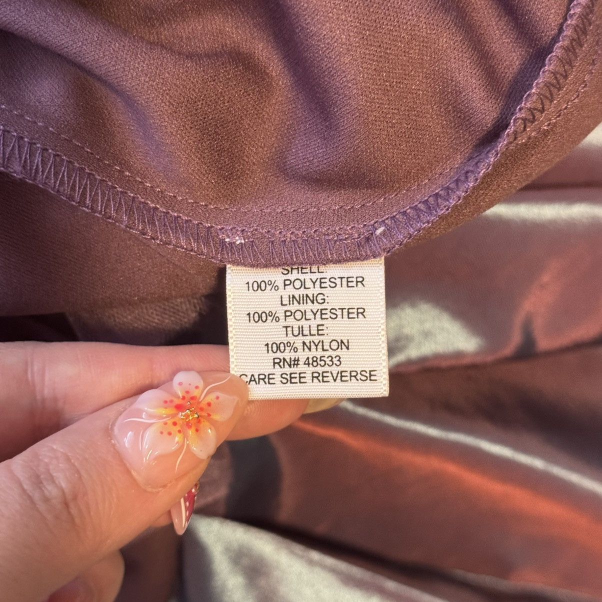 Other STUDIO Y Vintage Y2K Purple Blue Iridescent Strapless Dress Size L / US 10 / IT 46 - 10 Thumbnail
