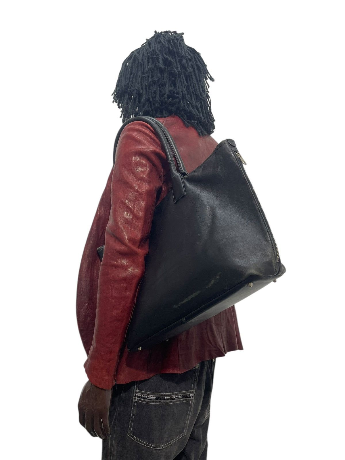 Japanese Brand Full Leather Seeker Japan Tote Shoulder Bag 2🟩1 Size ONE SIZE - 3 Thumbnail
