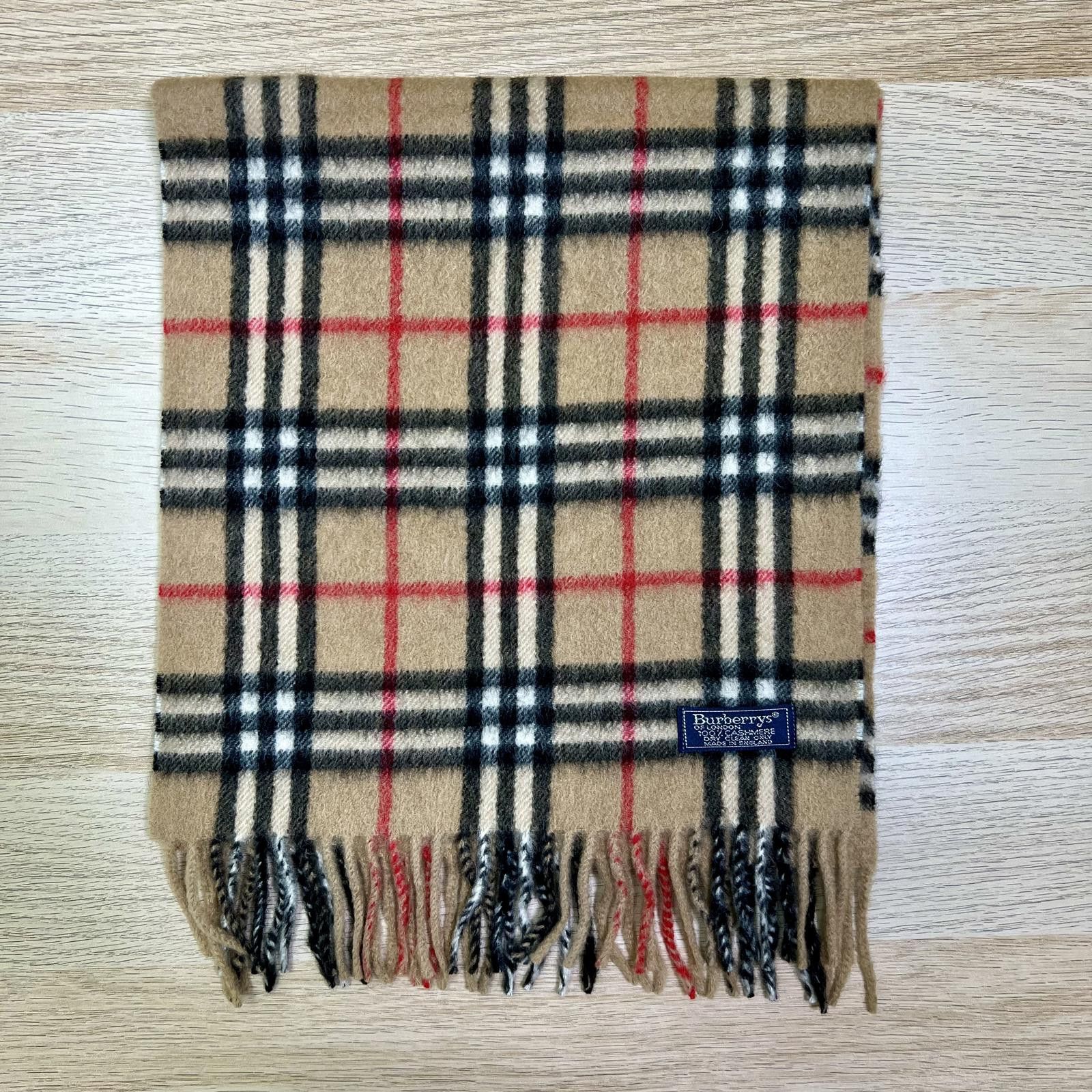 Burberry Vintage Burberrys 100% Cashmere Scarf Size ONE SIZE - 2 Thumbnail