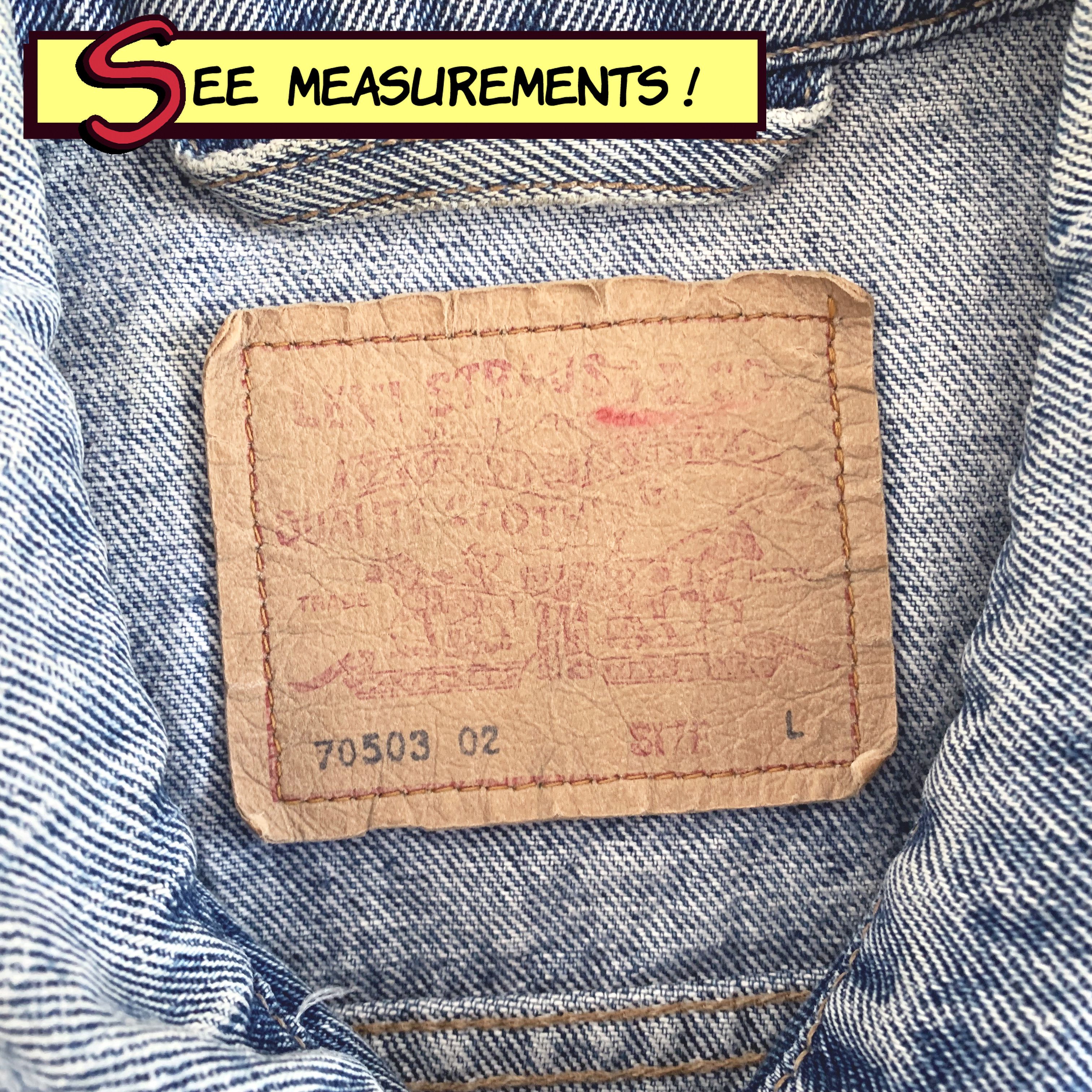 Levi's Vintage Clothing Vintage 80s 90s LEVI'S Denim Jacket 70503 Trucker Faded Size US XL / EU 56 / 4 - 7 Thumbnail