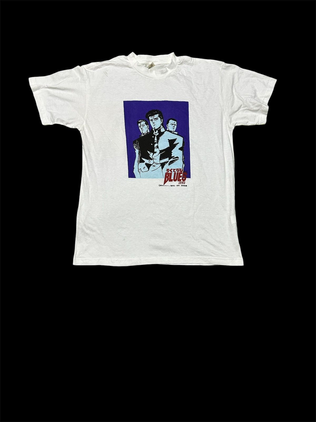 Anime Vtg anime Rokudenanshi blues 1993 brapesto tee Size US M / EU 48-50 / 2 - 1 Thumbnail
