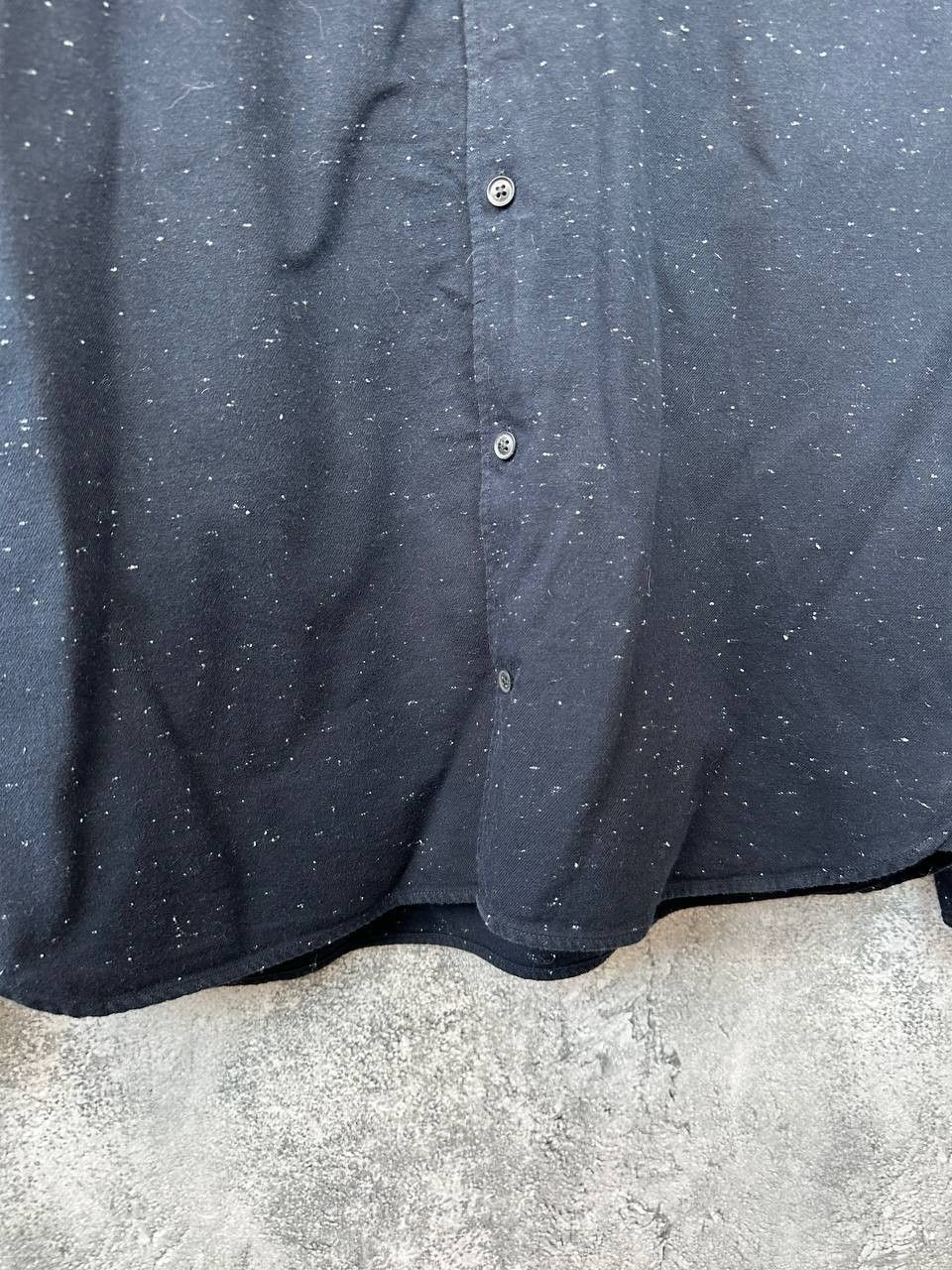 Allsaints ALLSAINTS Torrey Shirt Flannel Long Sleeve Black Button Up Size US M / EU 48-50 / 2 - 8 Thumbnail
