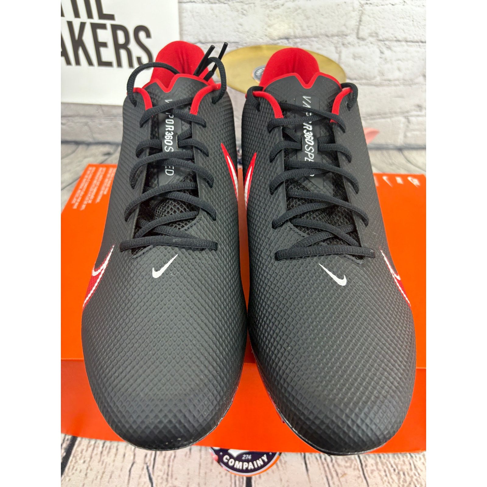 Nike Nike Vapor Edge Speed 360 NFL Football Cleats Mens 16 Black Size US 15 / EU 48 - 2 Thumbnail