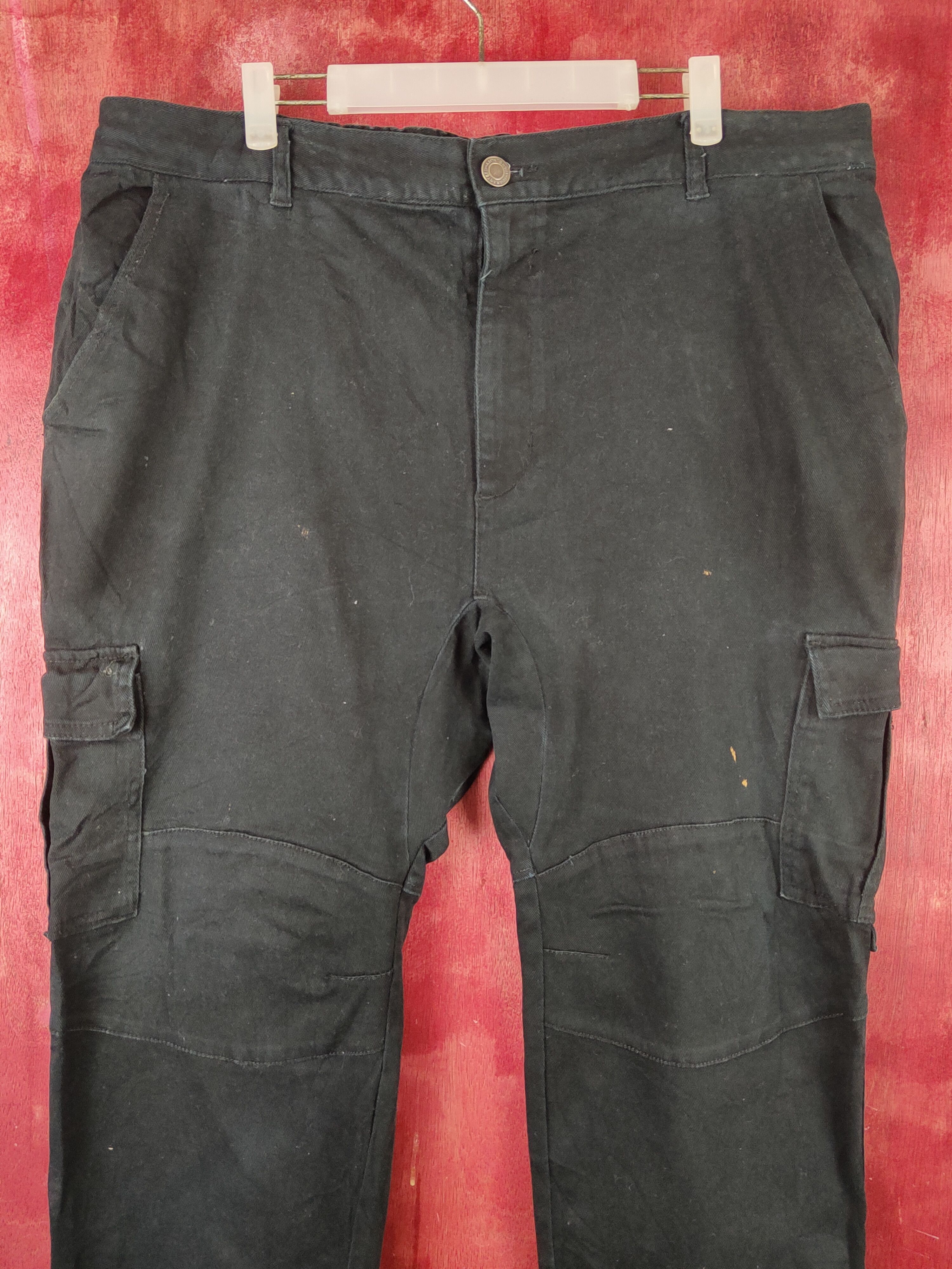 Japanese Brand Japanese Brand Black Multipocket Tactical Jeans #S1761 Size US 43 - 2 Thumbnail