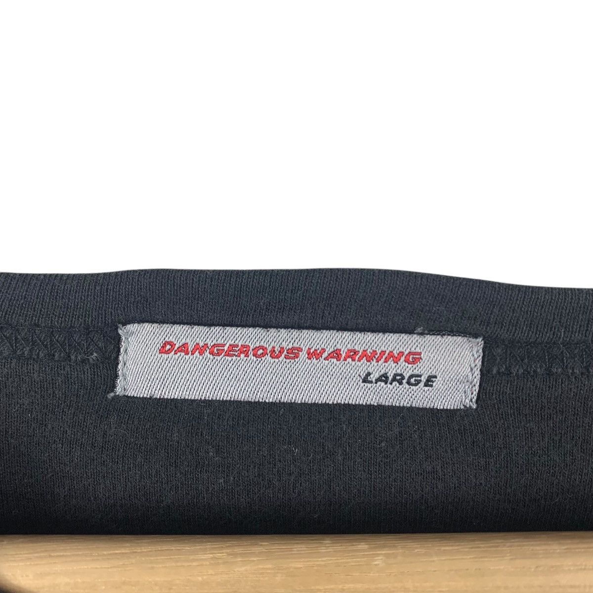 Japanese Brand DANGEROUS WARNING punk zipper long sleeve tee Size US L / EU 52-54 / 3 - 3 Thumbnail