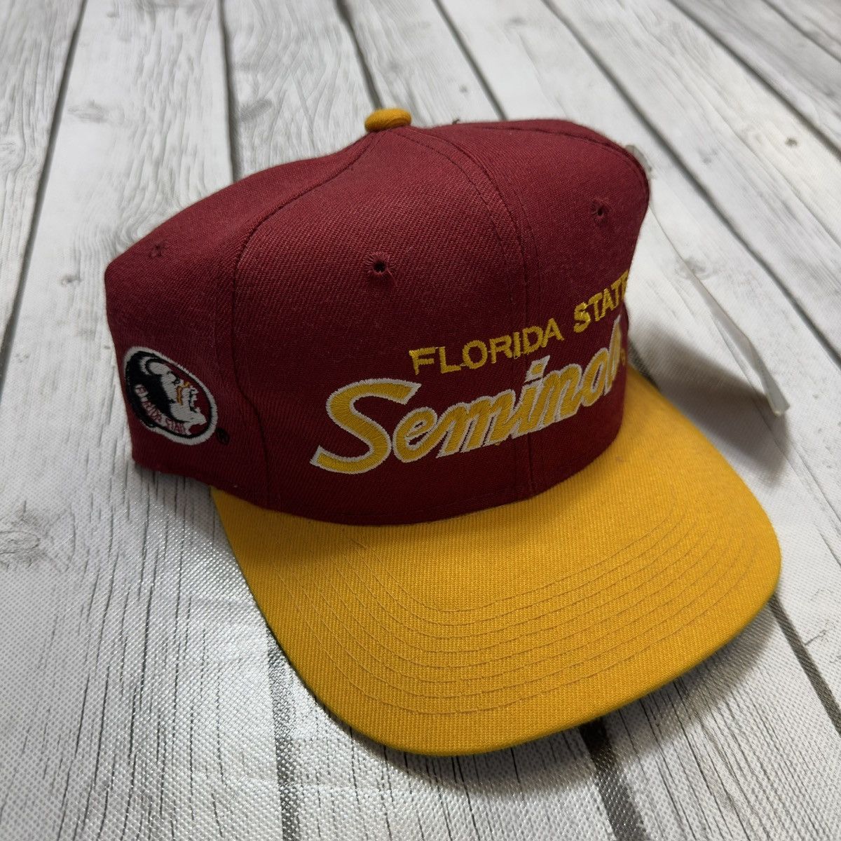 NCAA × Sports Specialties × Vintage Vintage Florida State Seminoles script hat Size ONE SIZE - 3 Thumbnail