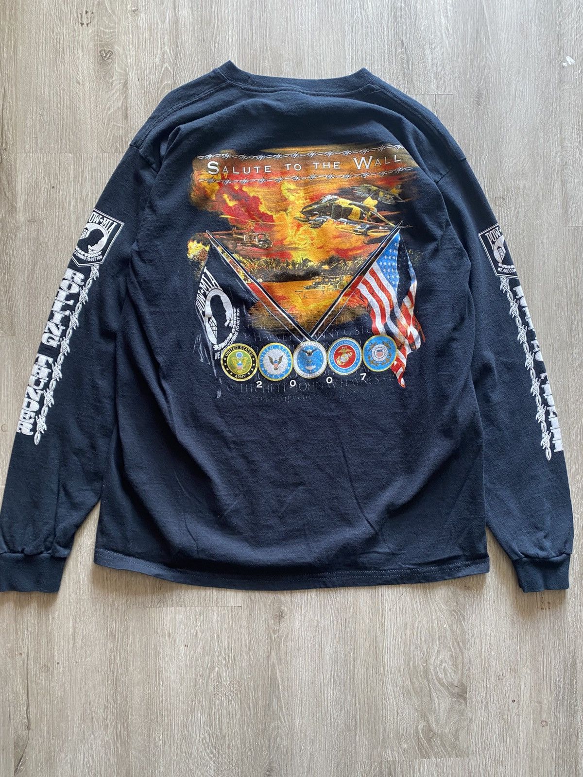 Vintage Vintage Rolling Thunder 20th Anniversary Long Sleeve Tee Size US L / EU 52-54 / 3 - 5 Thumbnail