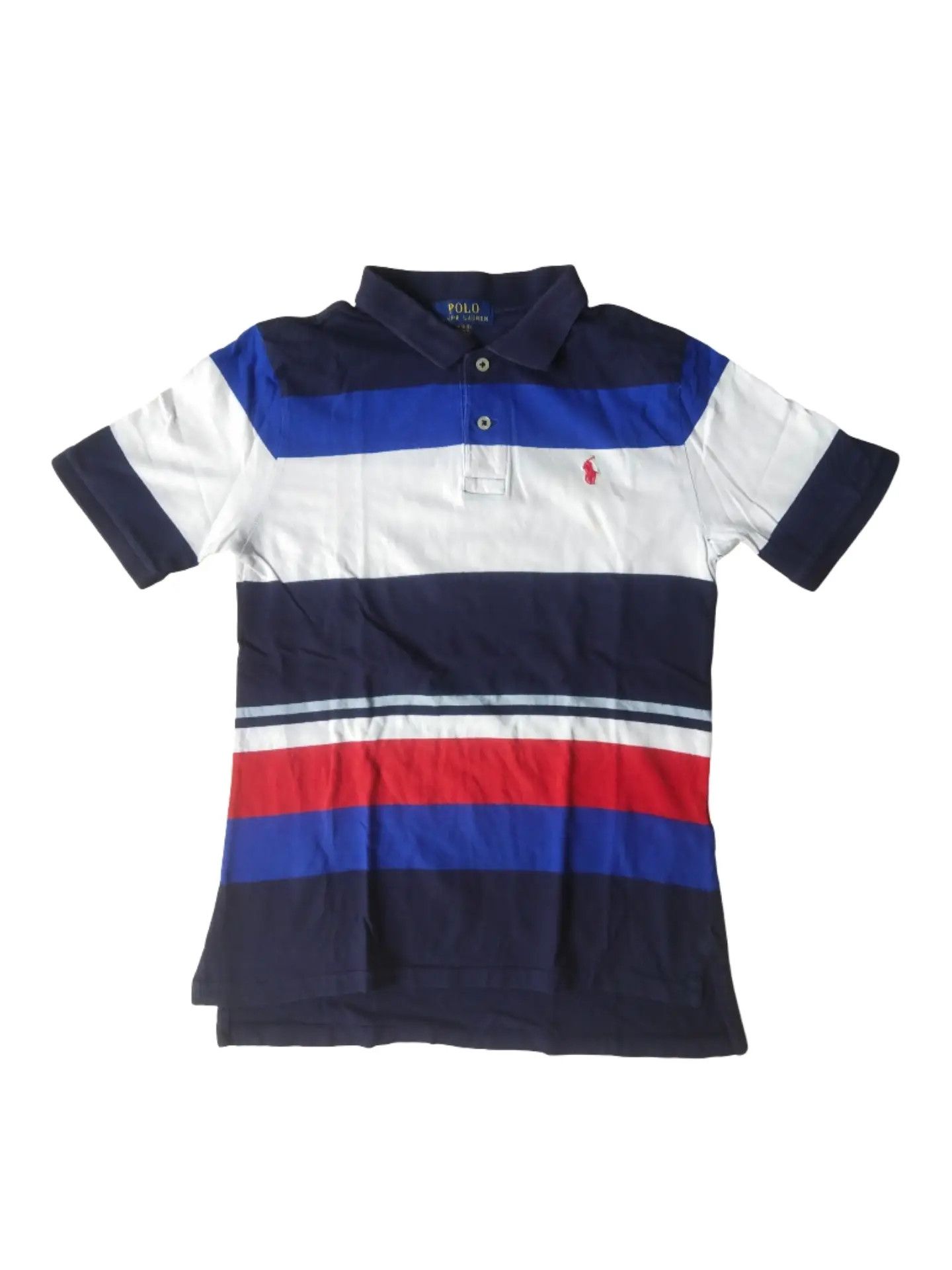 Polo Ralph Lauren Polo Ralph Lauren Striped Mixed Colors Youth Polo Shirt Size S / US 4 / IT 40 - 1 Thumbnail