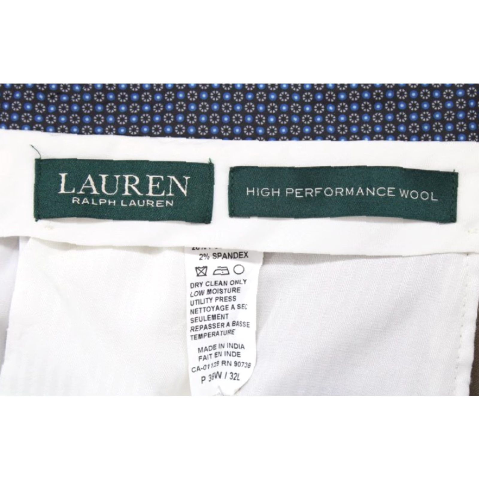 Ralph Lauren Lauren Ralph Lauren High Performance Twill Men's Dress Pants Slacks 38x32 Brown Size US 38 / EU 54 - 6 Thumbnail