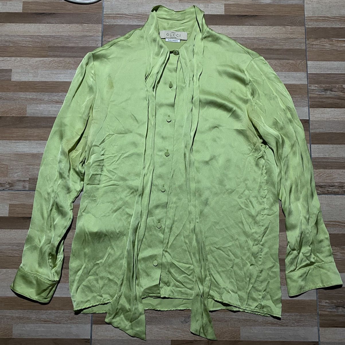 Gucci Gucci Uniform Women L/S Button Shirt Size XS / US 0-2 / IT 36-38 - 1 Thumbnail