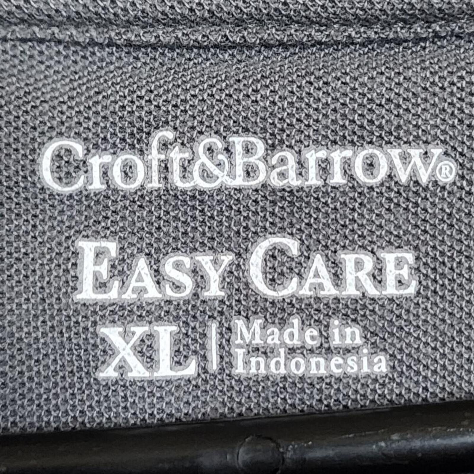 Croft & Barrow Croft & Barrow Grey Gray XL Collared Polo Shirt Size US XL / EU 56 / 4 - 3 Thumbnail