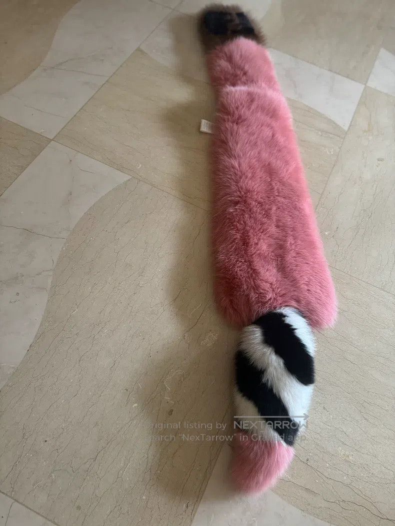 Fendi Fendi size 16*146 cm Limited Showpiece High-End Orange Pink Size ONE SIZE - 2 Thumbnail
