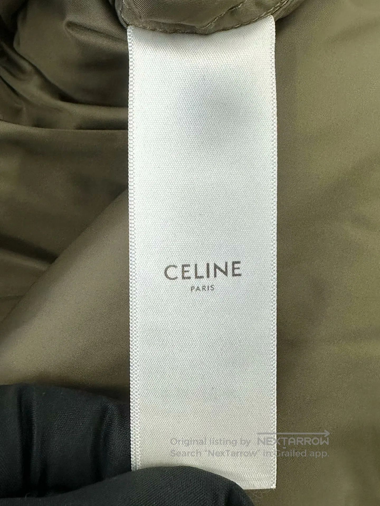 Celine CELINE Olive Green Puffer Vest with Carriage Logo| Size M / US 6-8 / IT 42-44 - 4 Thumbnail
