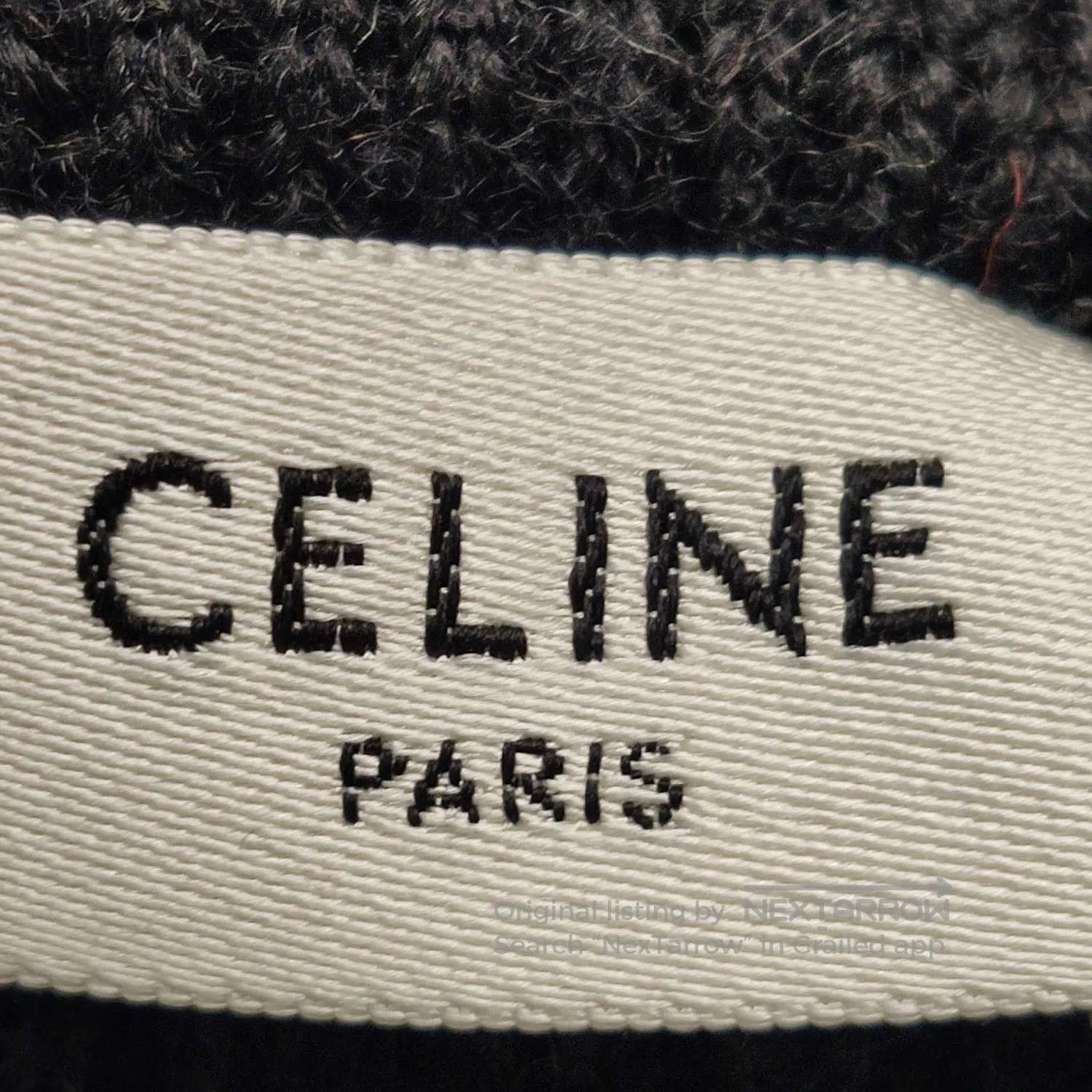 Celine Celine Logo Striped Knit Hoodie XS. Size US S / EU 44-46 / 1 - 2 Thumbnail