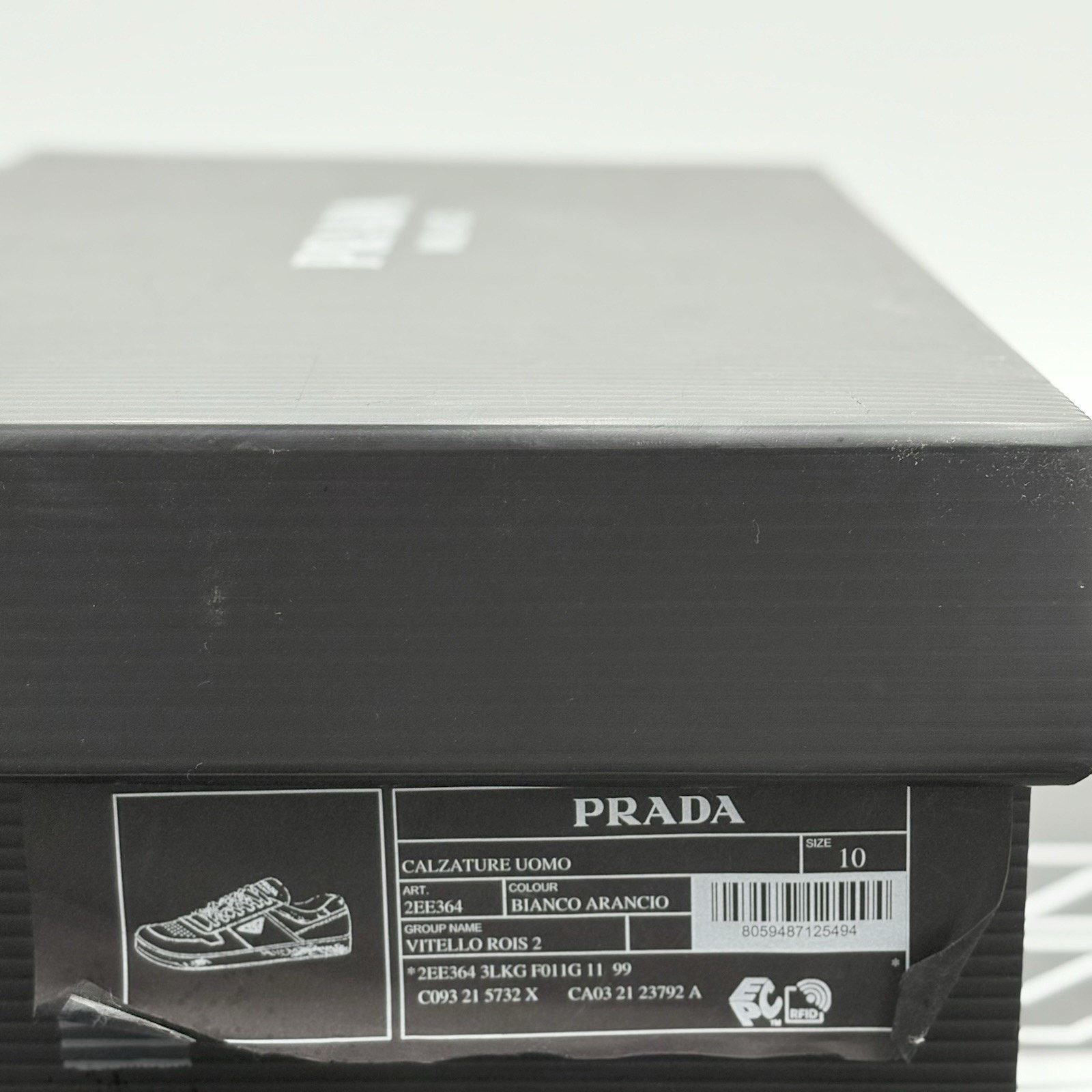 Prada Prada Downtown Low Leather ' Orange White ' | SUPER CLEAN! Size US 11 / EU 44 - 15 Thumbnail
