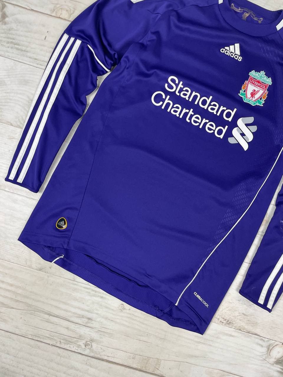 Adidas Liverpool 2010 2012 Goalkeeper Long Sleeve Shirt Jersey Size US S / EU 44-46 / 1 - 4 Thumbnail