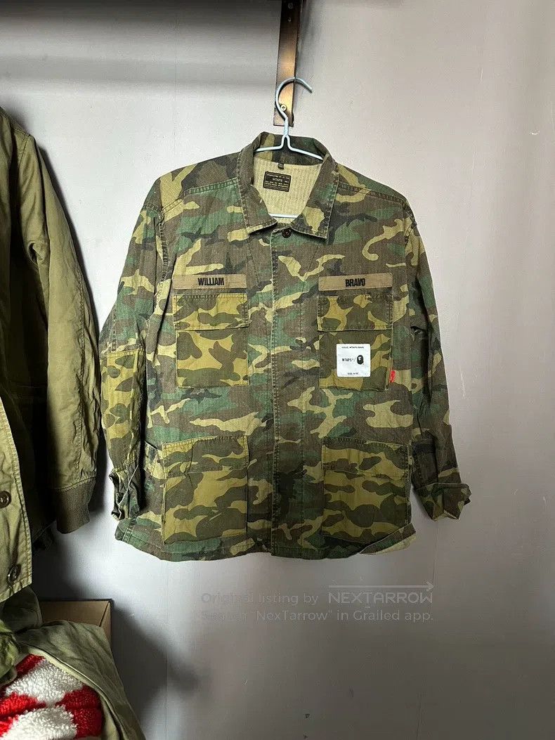 Wtaps Wtaps Collaboration Camouflage Four-Pocket Shirt Size US M / EU 48-50 / 2 - 1 Thumbnail