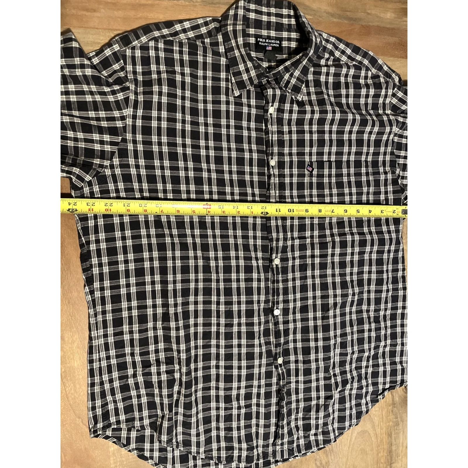 Ralph Lauren Ralph Lauren Polo Jeans Co Shirt Mens Large Plaid Button-Up 100% Cotton Casual Size US L / EU 52-54 / 3 - 6 Thumbnail