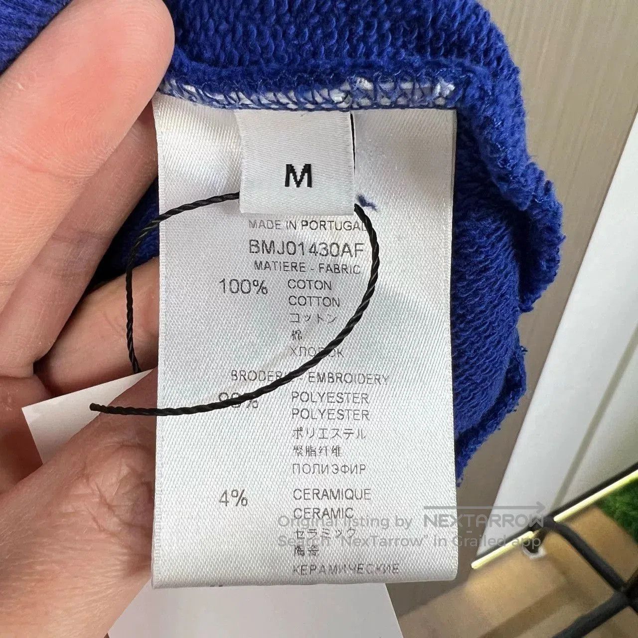 Givenchy givenchy blue and white embroidered sweatshirt. Size US M / EU 48-50 / 2 - 5 Thumbnail