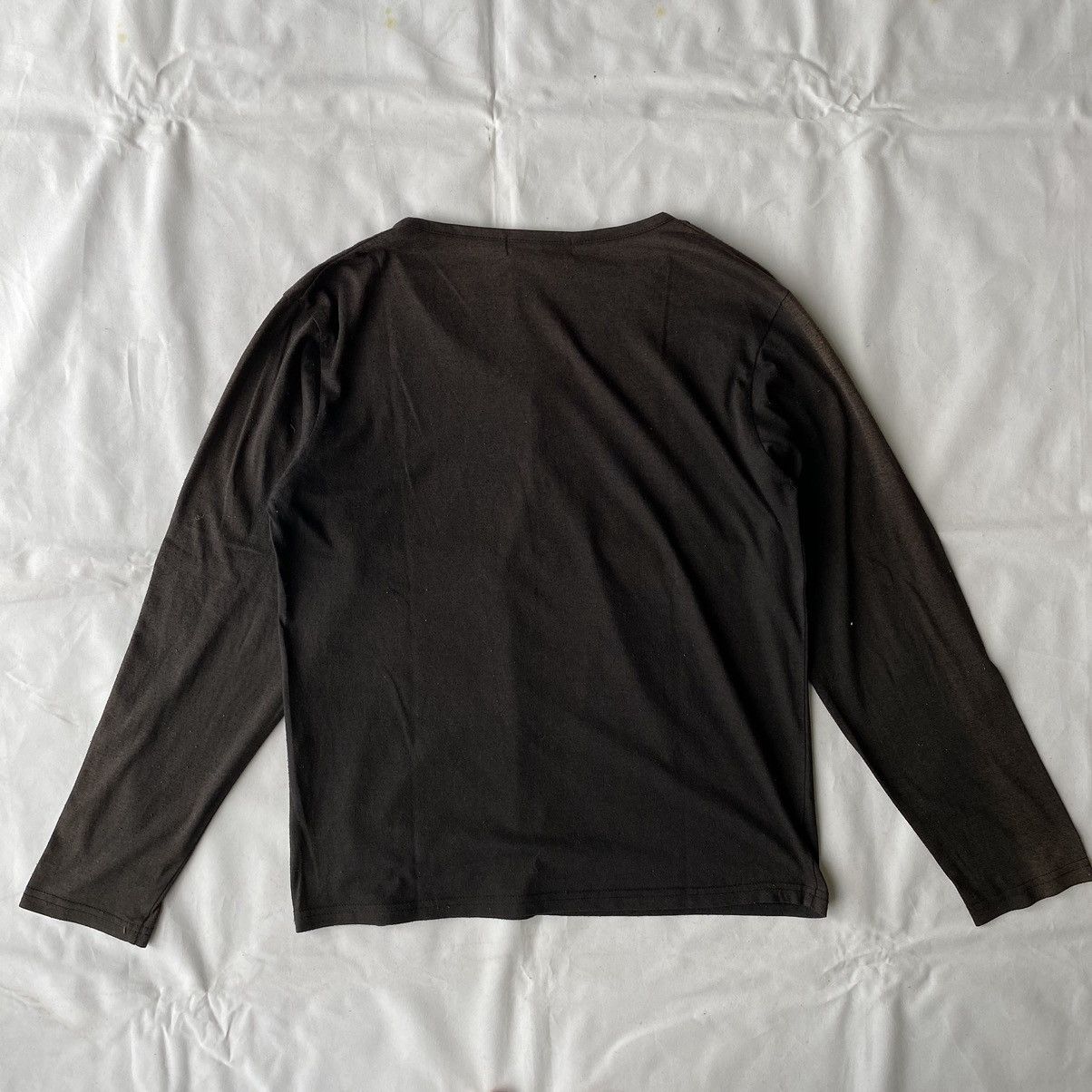 If Six Was Nine × Japanese Brand × Le Grande Bleu (L.G.B.) Japanese Poem Faded by Double Needle Long Sleeve Size US M / EU 48-50 / 2 - 9 Thumbnail