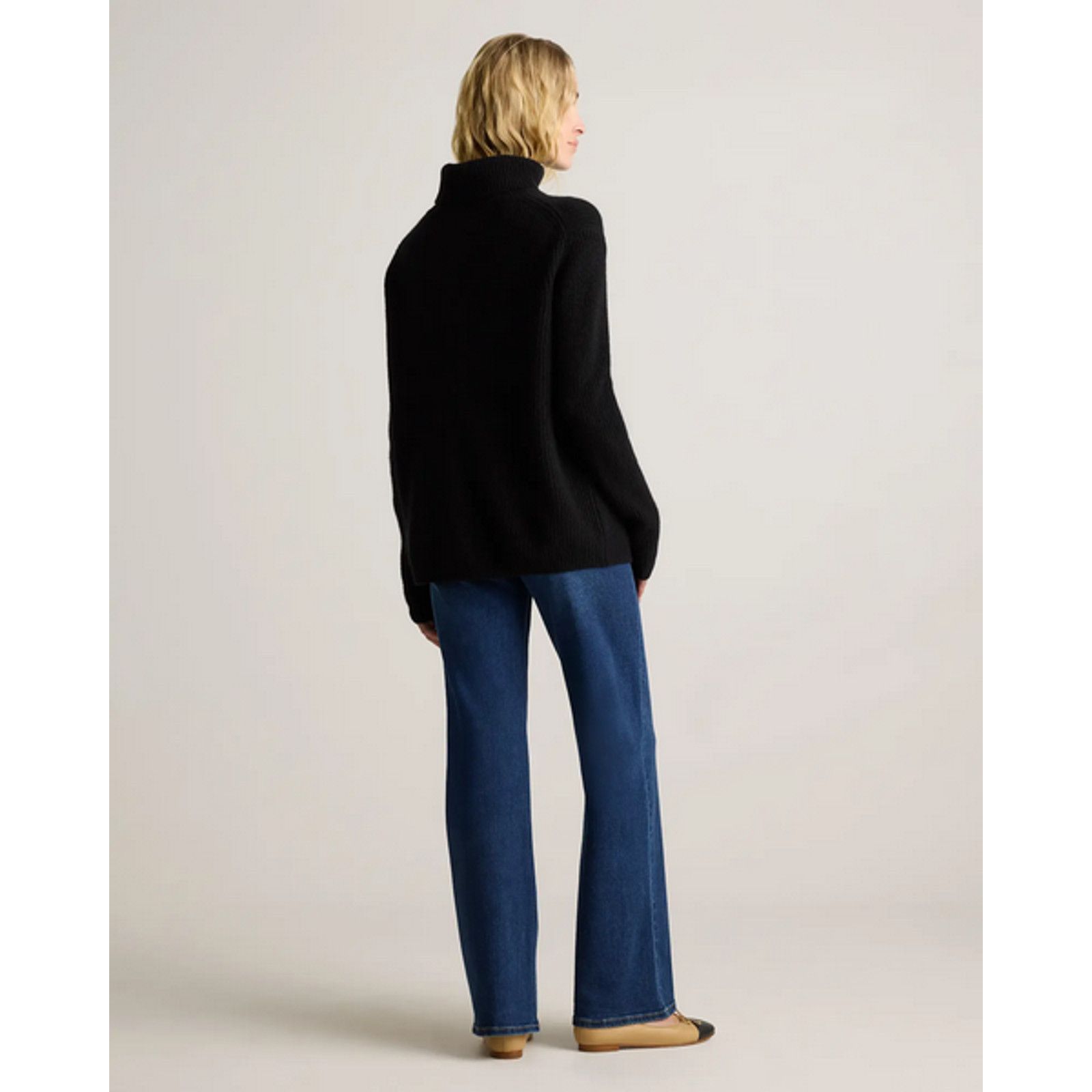 Quince Quince Cashmere Fisherman Turtleneck Sweater NWT XS Size S / US 4 / IT 40 - 5 Thumbnail