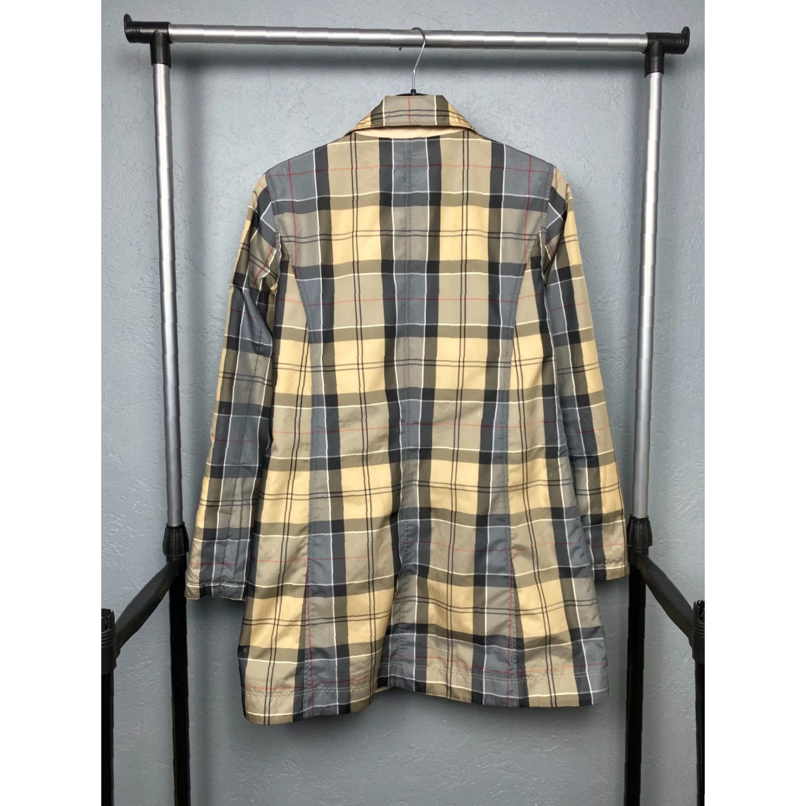 Barbour Barbour Jacket Derby Mac Reversible Tartan Womens Trench UK 10 Multicolor Polyester Lining Regular XS-XXL Size M / US 6-8 / IT 42-44 - 4 Thumbnail