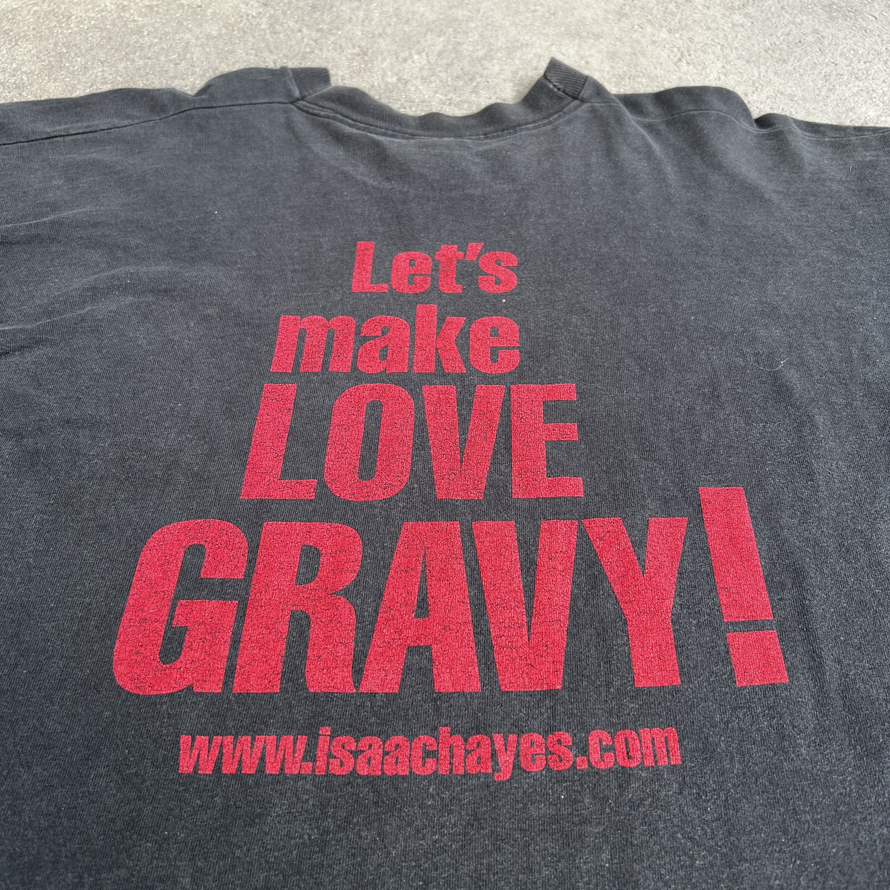 Rap Tees × Vintage Vintage 90s Isaac Hayes Tee 2XL Distressed Faded Thrashed Size US XXL / EU 58 / 5 - 15 Thumbnail