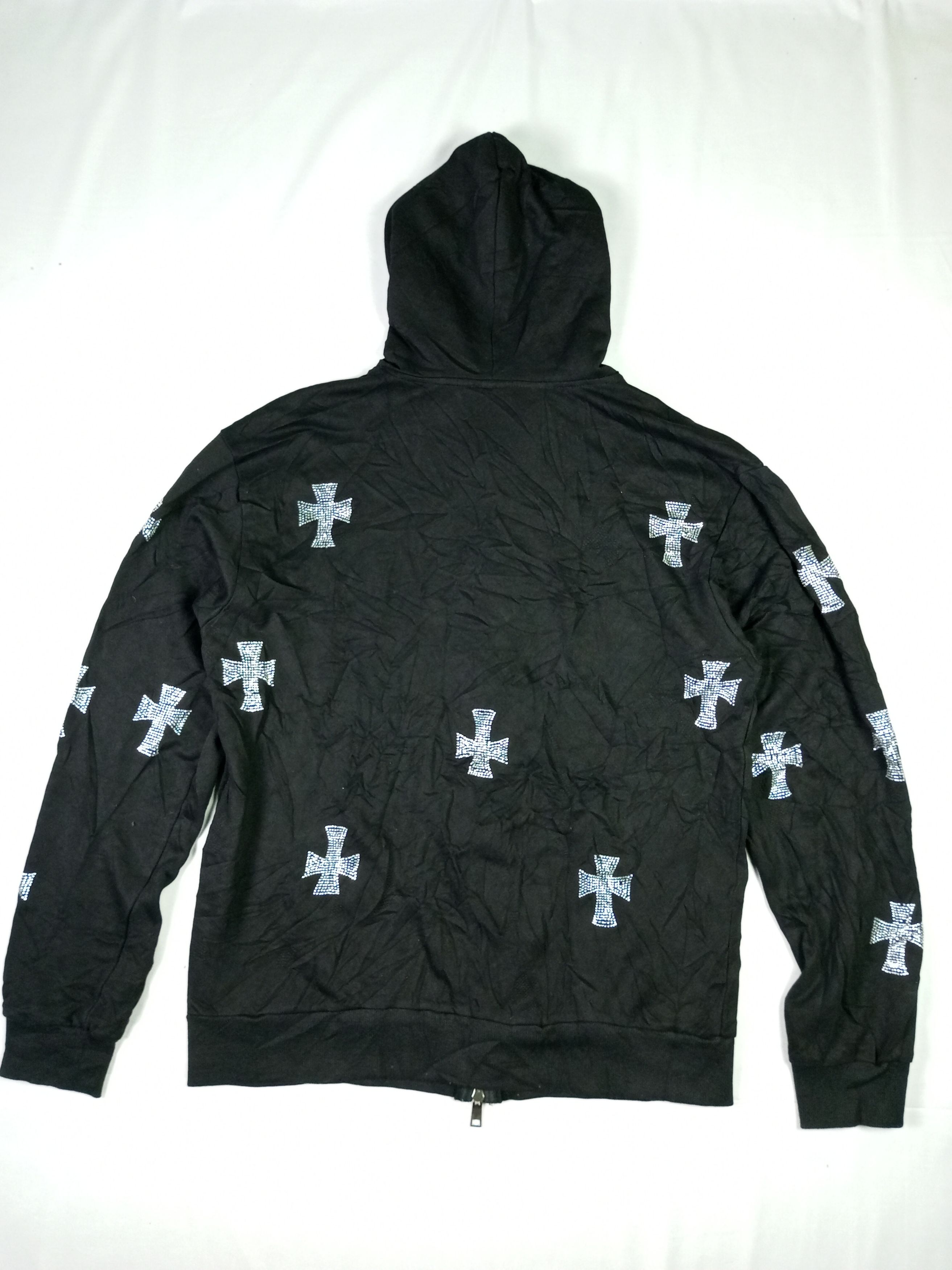 If Six Was Nine ZHYZ Cross Pattern Black Full Over Zip Hoodie CH Style Size US L / EU 52-54 / 3 - 15 Thumbnail