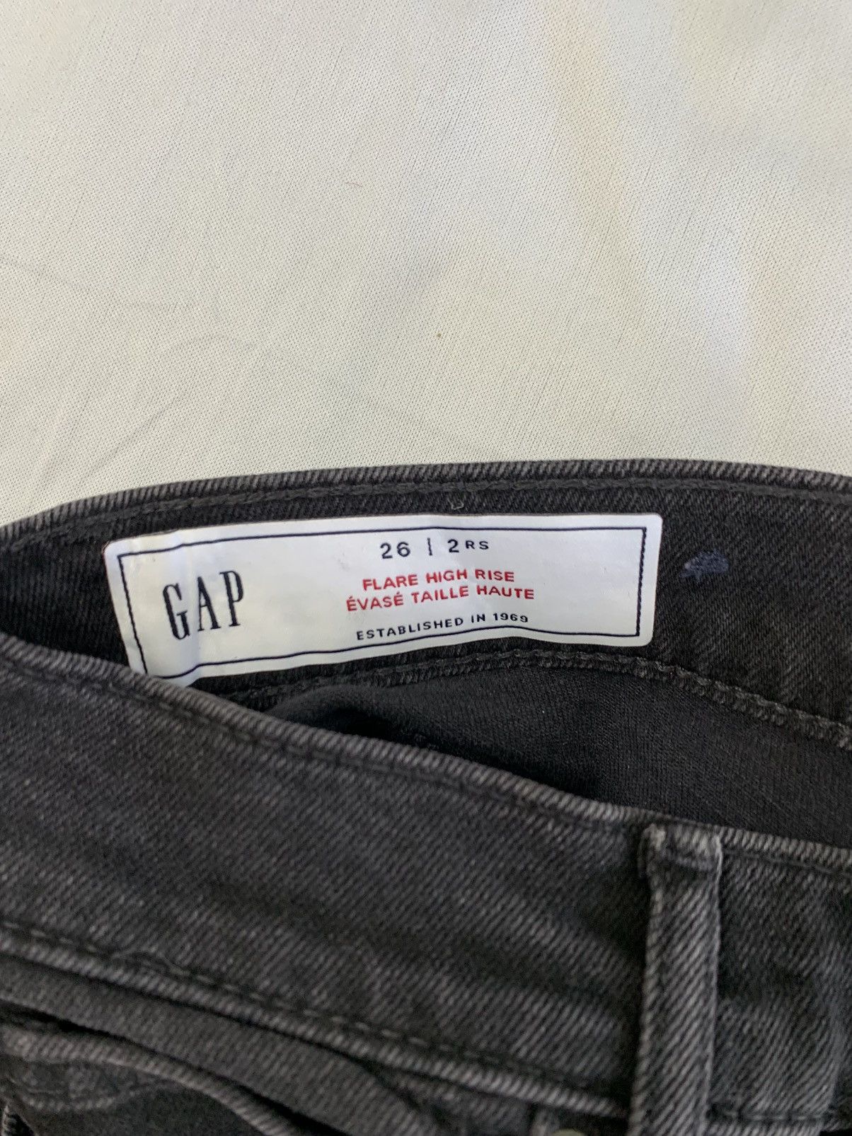 Jean flare bootcut gap jeans pant black Size US 28 / EU 44 - 6 Thumbnail