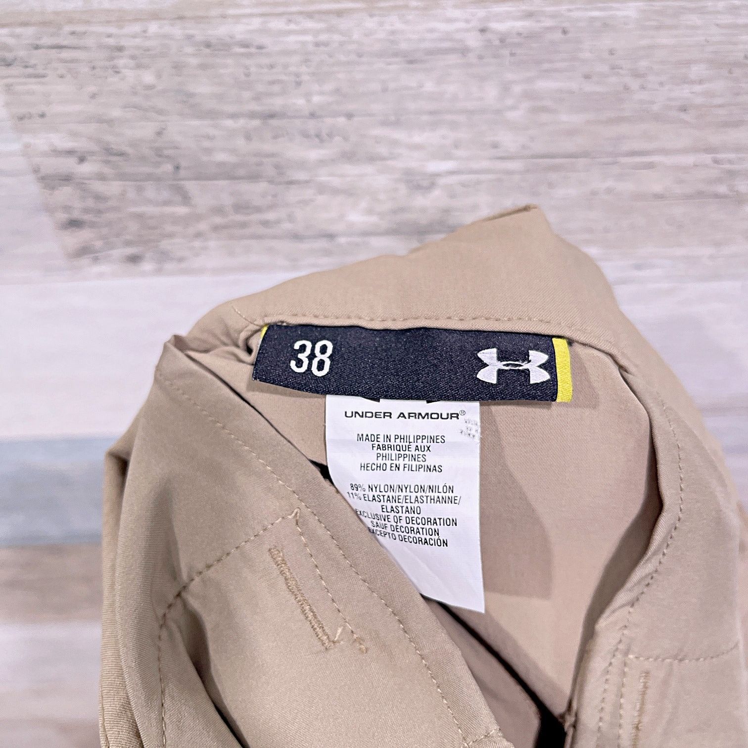Under Armour UNDER ARMOUR Performance Golf Shorts Khaki Mens 38 Size US 38 / EU 54 - 6 Thumbnail