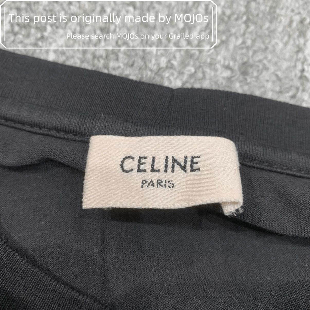 Celine Celine Golden Stitch Logo Tee mojos13531029 Size US S / EU 44-46 / 1 - 3 Thumbnail