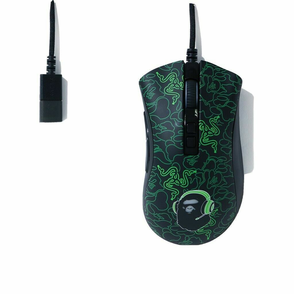 Bape Razer X A Bathing Ape DeathAdder V2 Mouse Bape Size ONE SIZE - 1 Thumbnail