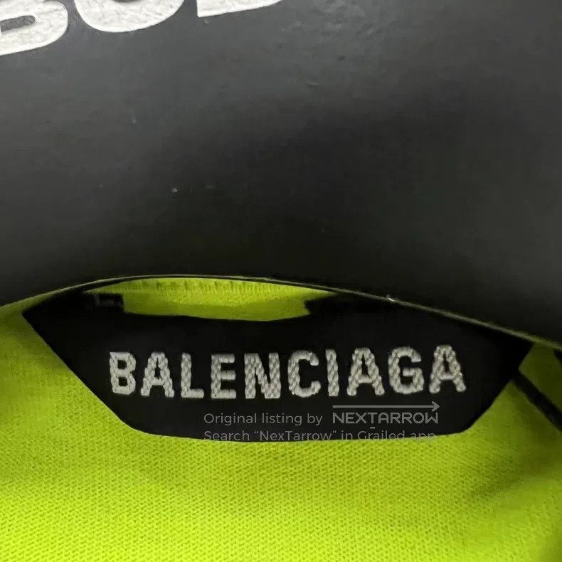 Balenciaga Balenciaga Plaid Collar Patchwork Long Sleeve Shirt Size US L / EU 52-54 / 3 - 3 Thumbnail