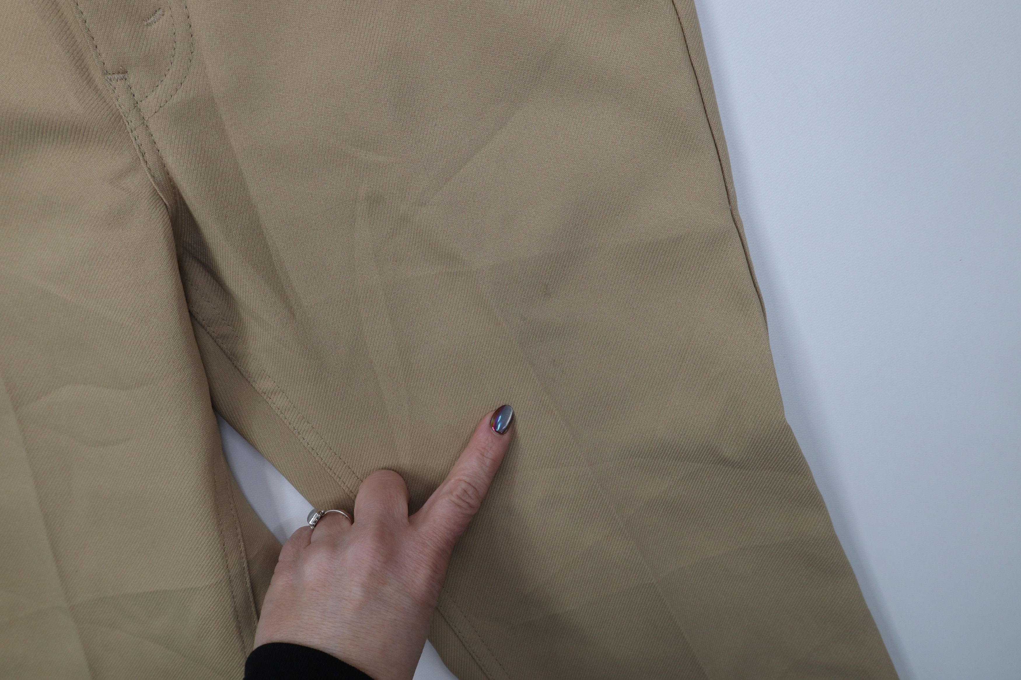 Levi's Vintage 70s Levis Knit Flared Wide Leg Chino Pants Wheat USA Size US 32 / EU 48 - 7 Thumbnail