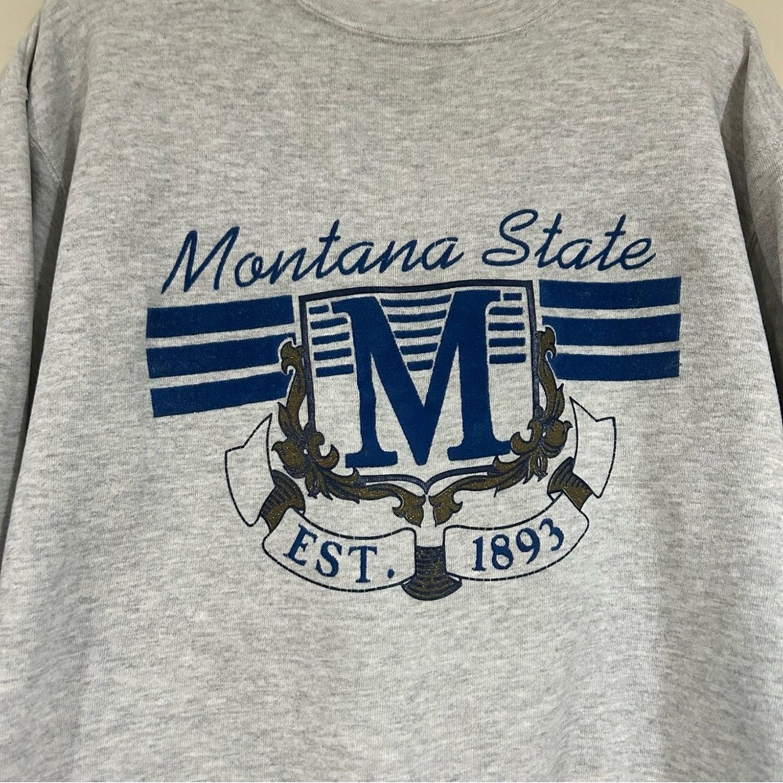 Velva Sheen Vintage Montana State Bobcats Sweater Size US L / EU 52-54 / 3 - 2 Thumbnail