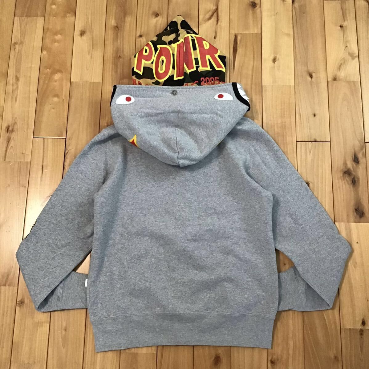 Bape BAPE Double Shark full zip hoodie 1st camo a bathing ape Size US S / EU 44-46 / 1 - 2 Thumbnail