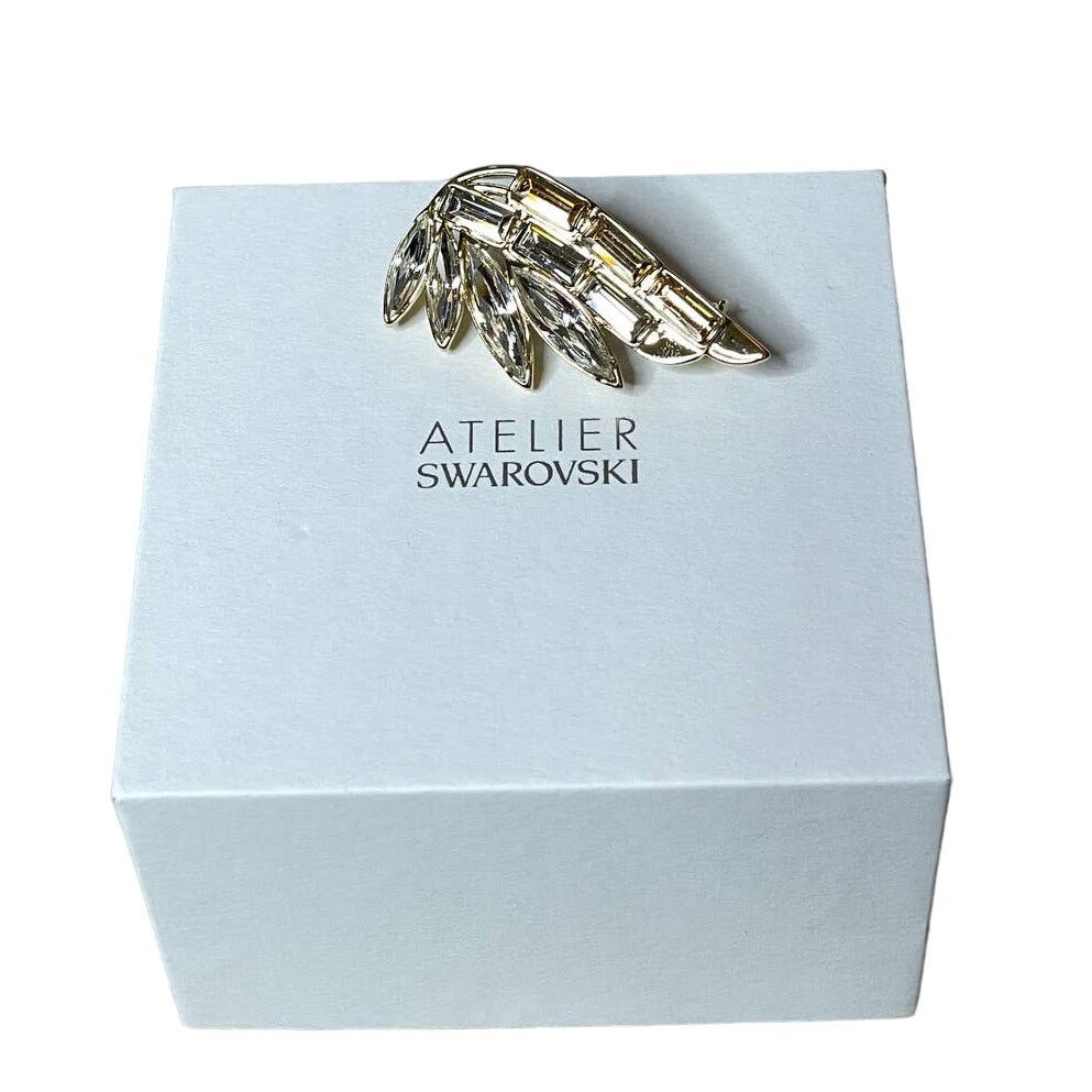 Swarovski Atelier Swarovski Wonder Woman brooch Gold tone Size ONE SIZE - 1 Thumbnail