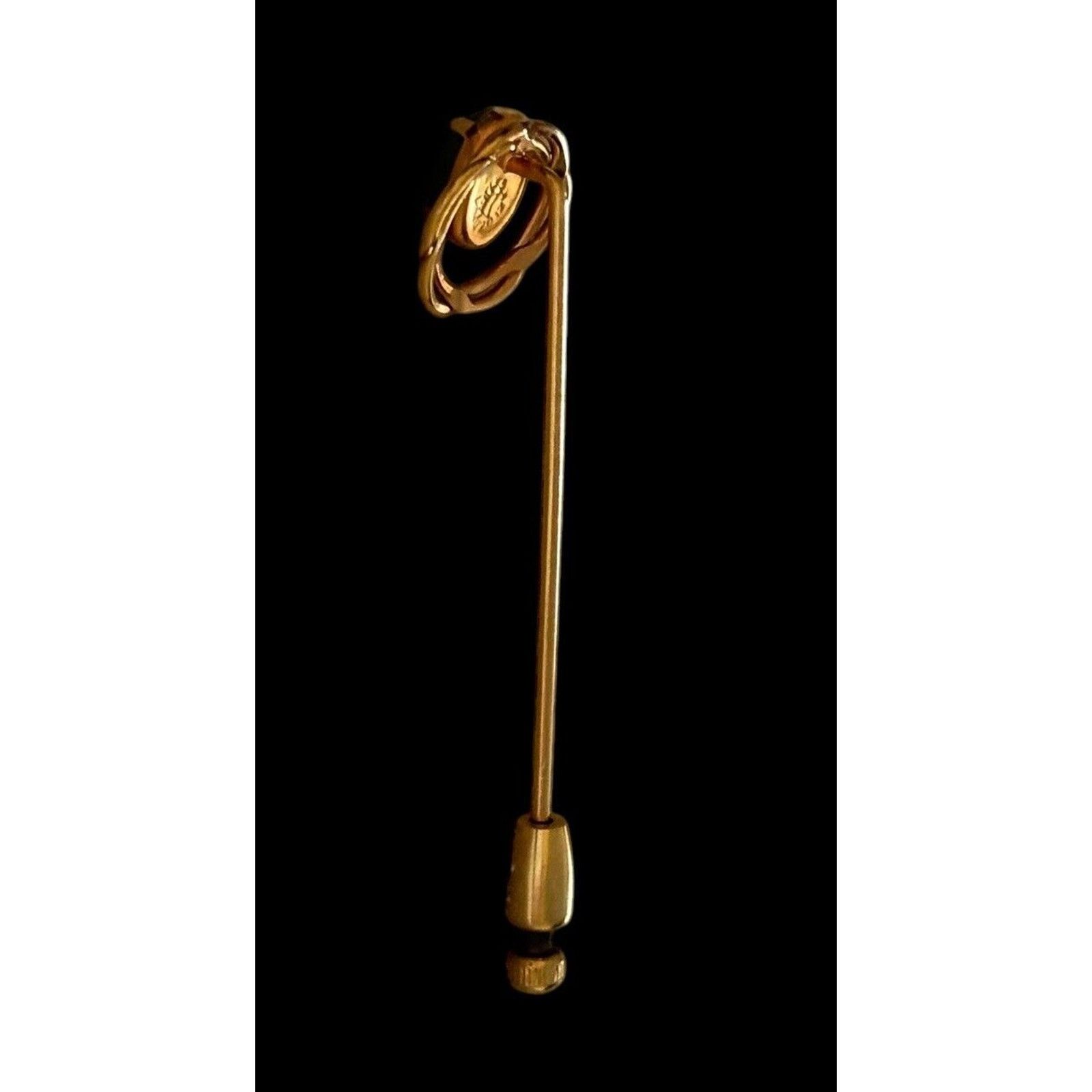 Other Arthur Pepper ART Stick Pin 1/20th 12k GF Nephrite Jade Size ONE SIZE - 10 Thumbnail