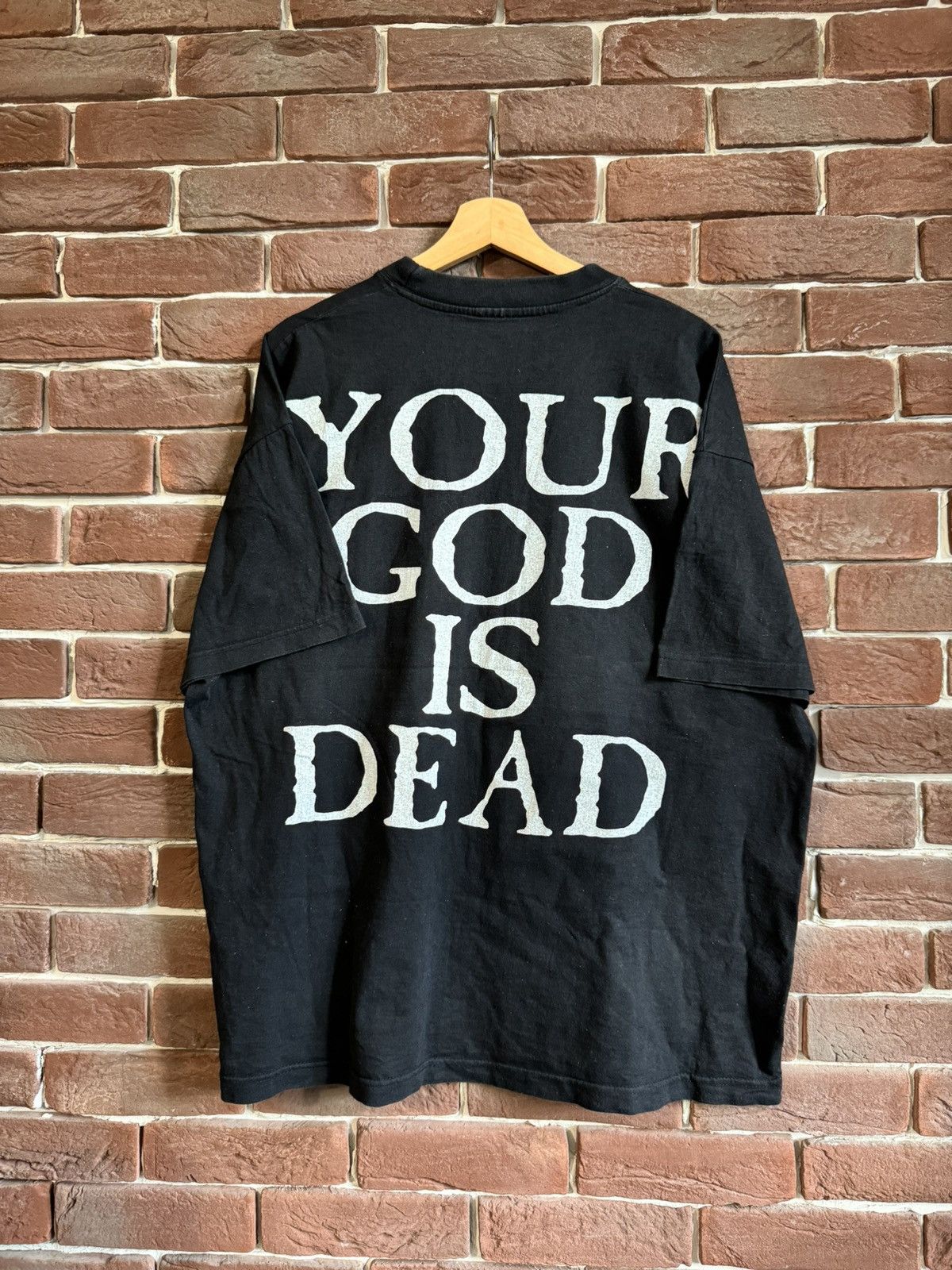 Band Tees Rare Vintage 90s Morbid Angel God is Dead Metal Band Tshirt Size US XL / EU 56 / 4 - 2 Thumbnail